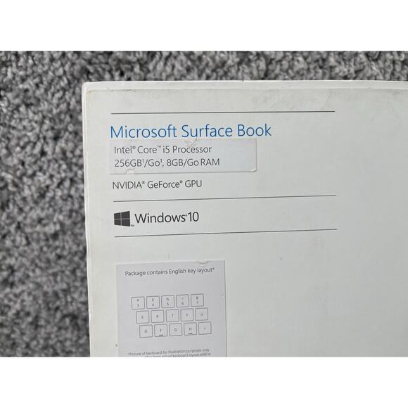 Microsoft Surface Book Empty Box Only 2023 MODEL A2941 EMPTY BOX ONLY - Picture 9 of 10
